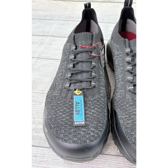 ROCKY Mens WorkKnit LX Alloy Toe Athletic Work Shoes Slip/Oil Res Black Size 13M - Picture 4 of 11
